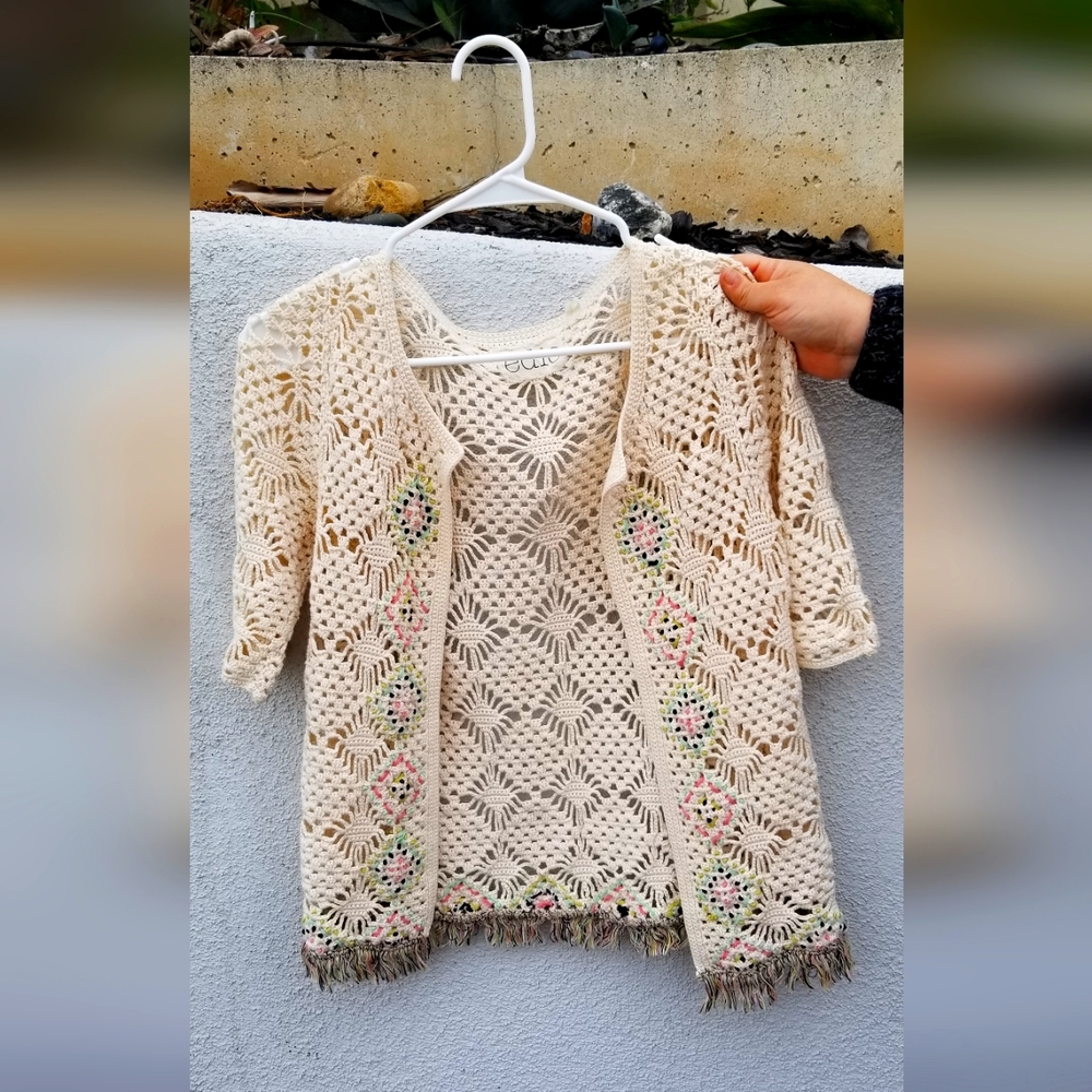 [SOLD] Crochet Cardigan